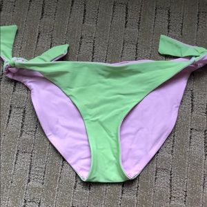 Reversible Pink/Green Bikini Bottoms
